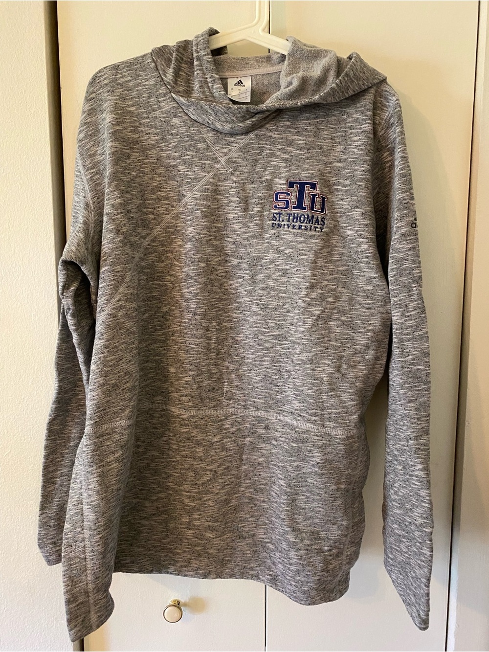 adidas Gray St. Thomas University Hooded Sweatshirt